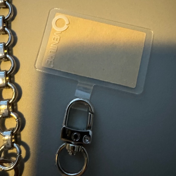 Save the Girls silver chain crossbody phone holder - Picture 3 of 3